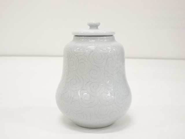 道具 ] - 道具 申相浩造 白磁茶入（替蓋付）（共箱）□z | ネット